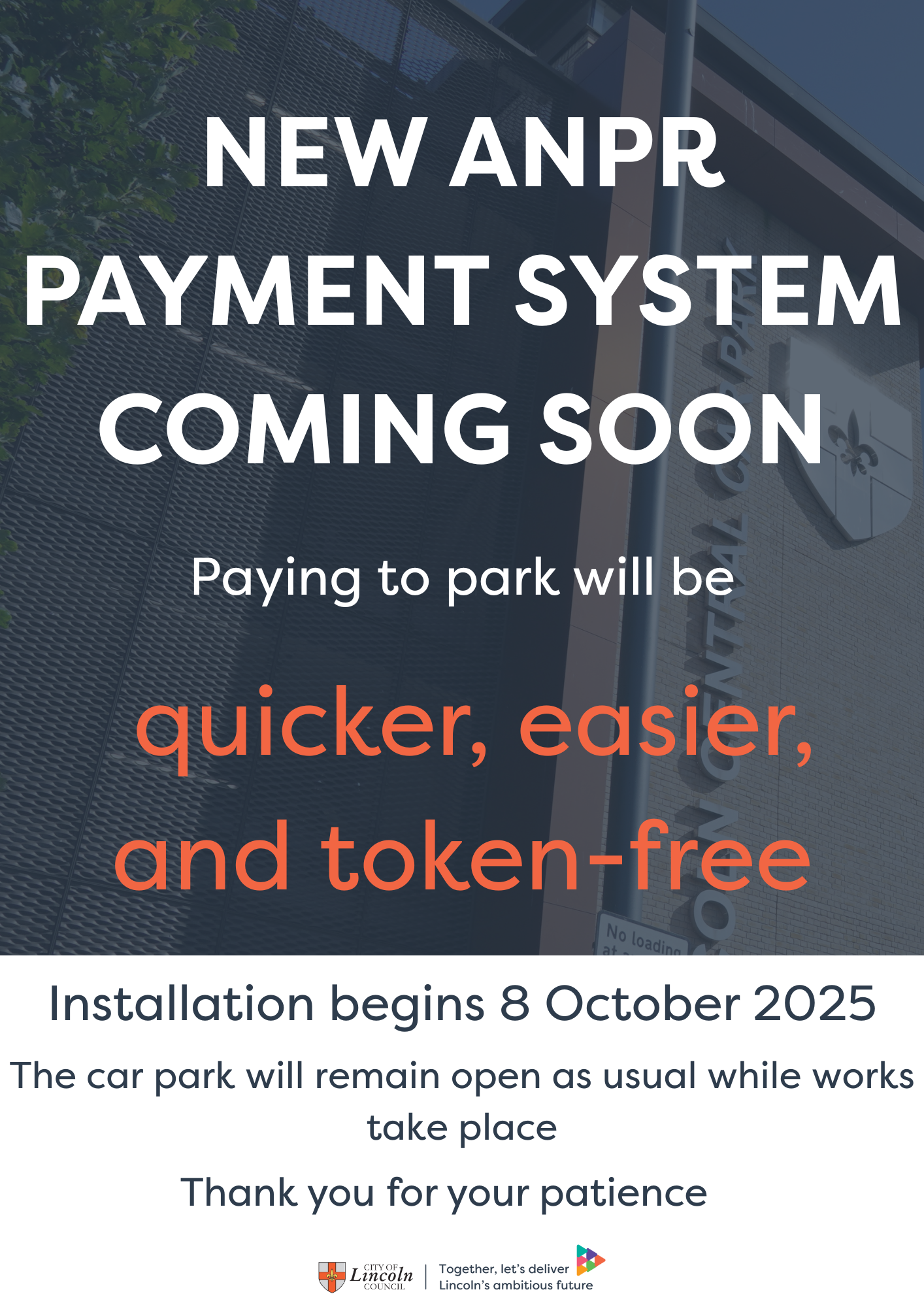 New payment systems and improvements coming to Lincoln Central Car Park