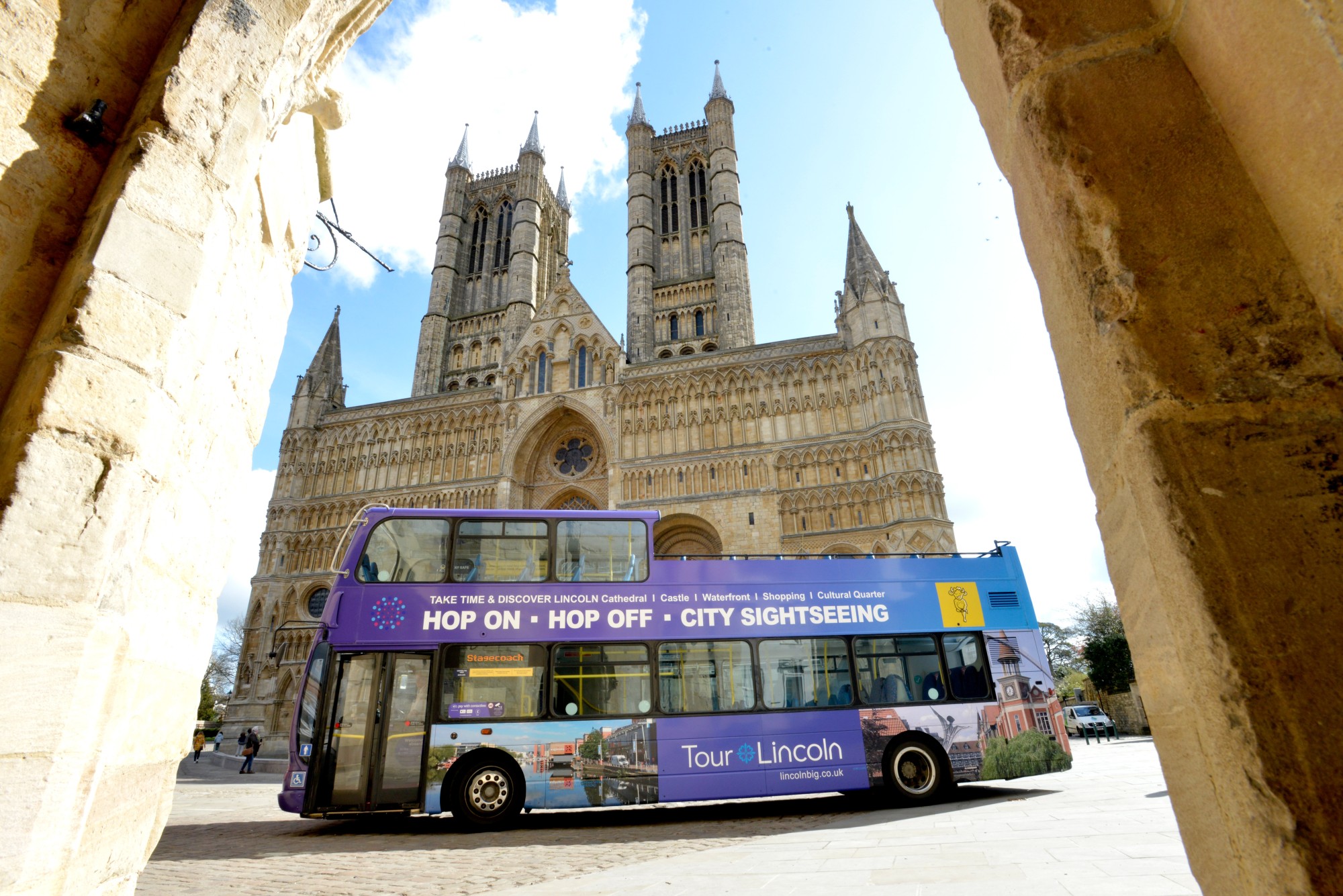 Open Top Sightseeing Tour of Lincoln